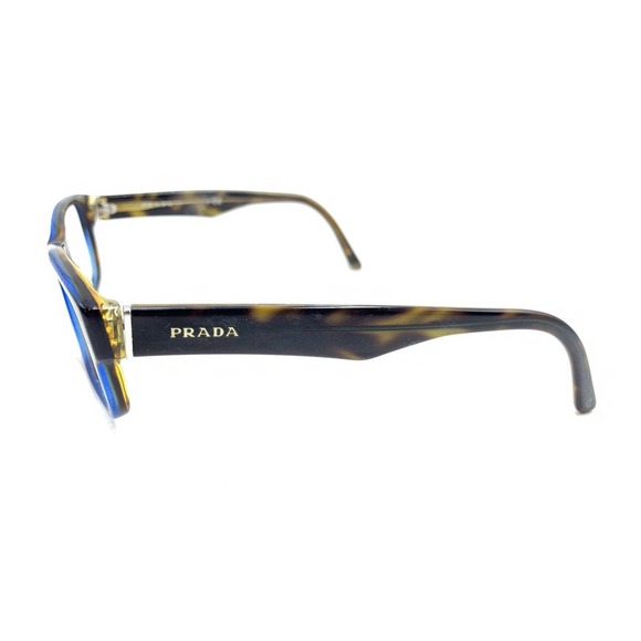 Prada VPR 16M ZXH-1O1 Tortoise Brown Eyeglasses Frames 53-16 140 Italy Designer - Picture 7 of 12